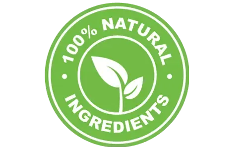 100% natural ingredients